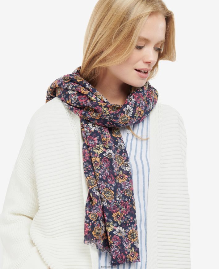 класически мулти ретро шал с флорален принт 4FN2BH2448 Жени Barbour аксесоари