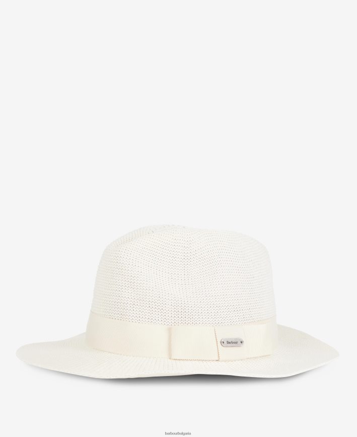 бял равнец Fairbourne Fedora 4FN2BH2423 Жени Barbour аксесоари