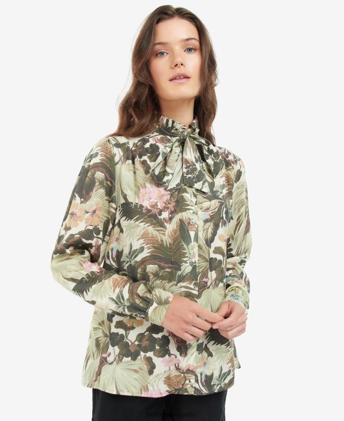 limerence/небе бохемска риза 4FN2BH1614 Жени Barbour x House of Hackney облекло