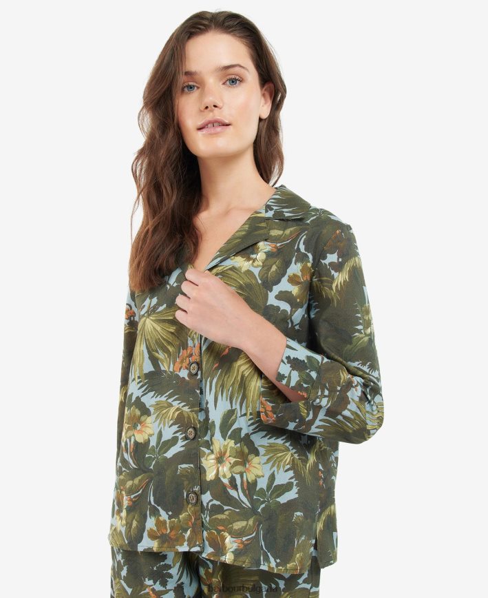 limerence/небе риза lauriston co-ord 4FN2BH1605 Жени Barbour x House of Hackney облекло