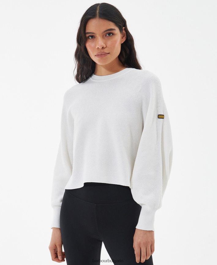 атомен корал Сандерсън джъмпер 4FN2BH1965 Жени Barbour облекло