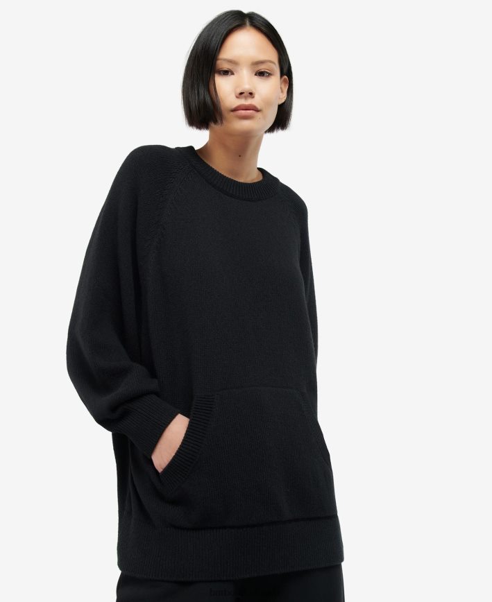 черен домашна плетка 4FN2BH1985 Жени Barbour облекло