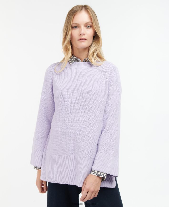 Ирис плетен пуловер barrhead 4FN2BH1949 Жени Barbour облекло