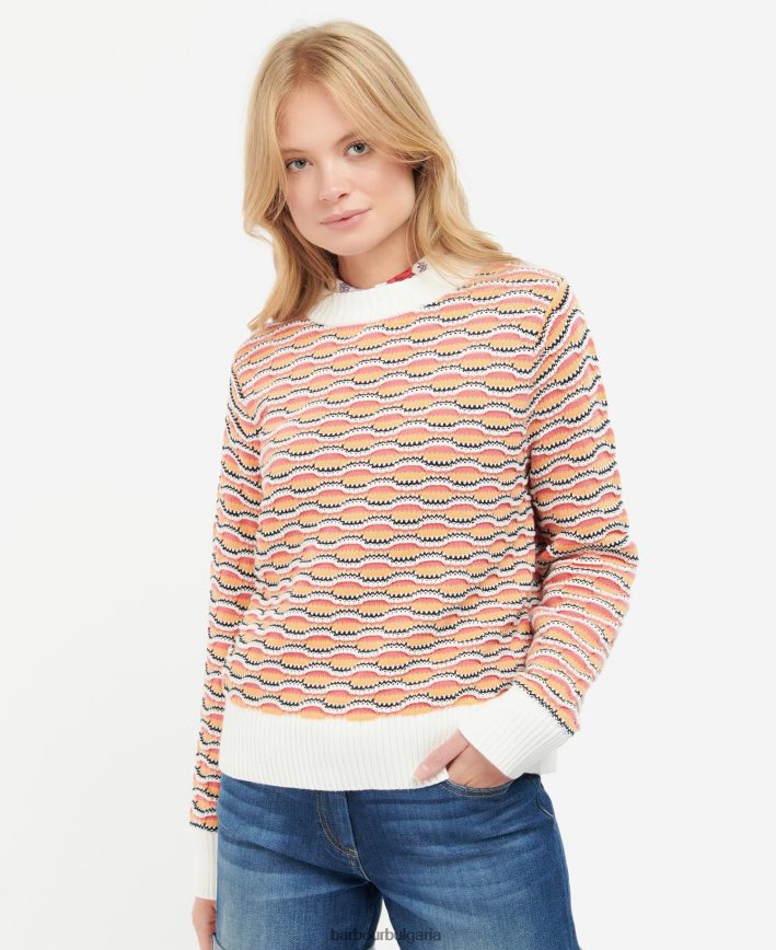 мулти светлина плетен пуловер kailani 4FN2BH1946 Жени Barbour облекло