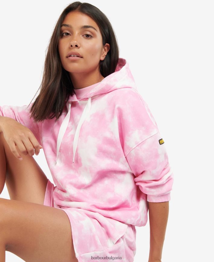 розово смачкване мулти суичър chinetti 4FN2BH2001 Жени Barbour облекло