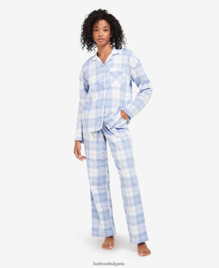 розов тартан ellery pj set 4FN2BH2037 Жени Barbour облекло