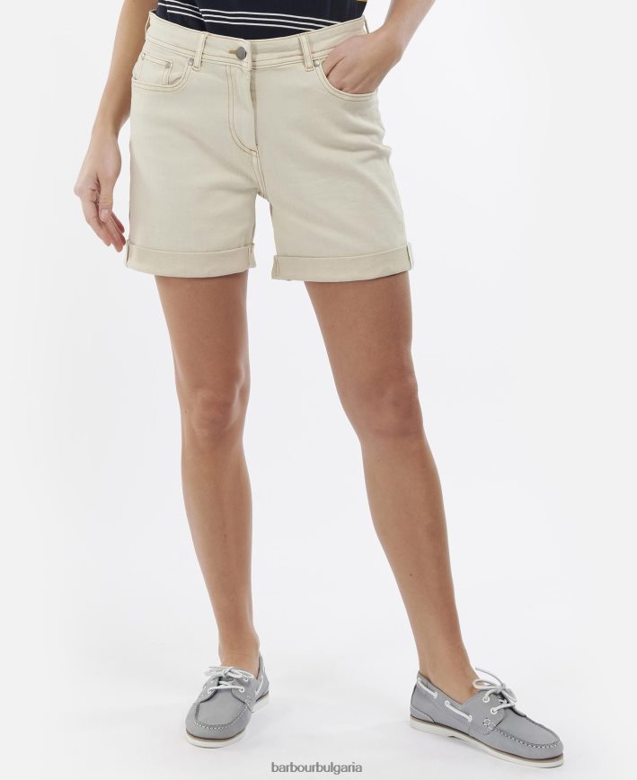 екрю дънкови шорти Мадисън 4FN2BH1769 Жени Barbour облекло