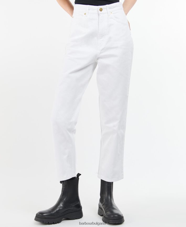 черен дънки с висока талия garcia 4FN2BH1792 Жени Barbour облекло