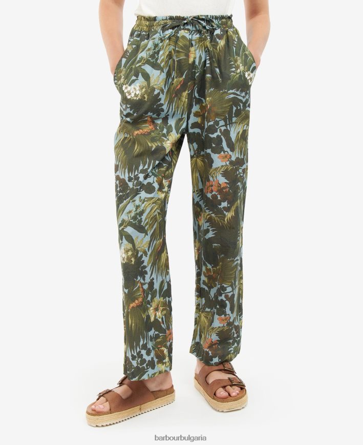 limerence/небе панталон lauriston co-ord 4FN2BH1763 Жени Barbour x House of Hackney облекло