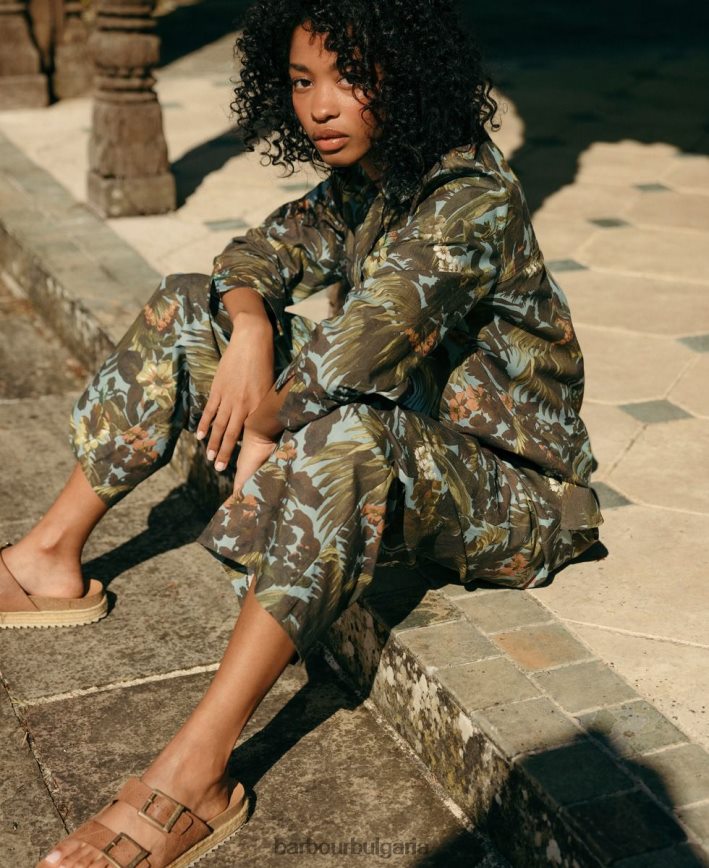 limerence/небе панталон lauriston co-ord 4FN2BH1763 Жени Barbour x House of Hackney облекло