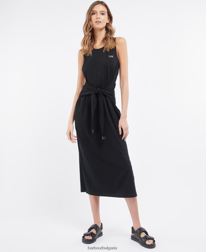 класическо черно рокля на морган 4FN2BH1818 Жени Barbour облекло