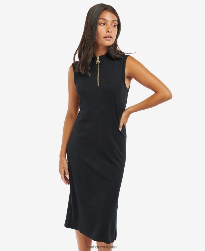 класическо черно рокля касуки 4FN2BH1834 Жени Barbour облекло