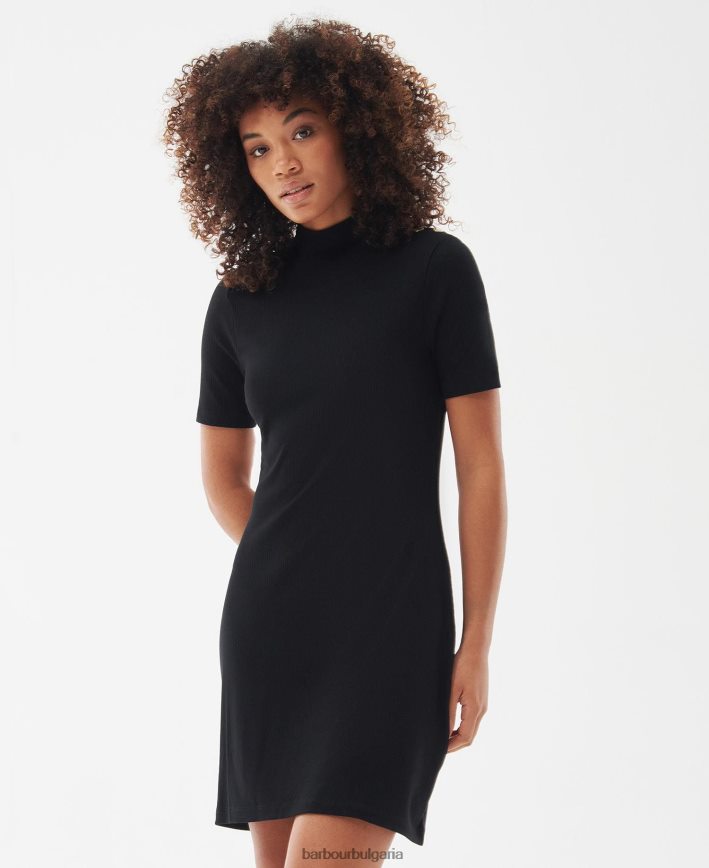 класическо черно рокля на андерсън 4FN2BH1870 Жени Barbour облекло