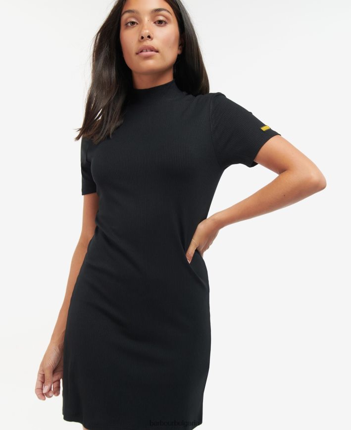 класическо черно петило рокля 4FN2BH1872 Жени Barbour облекло