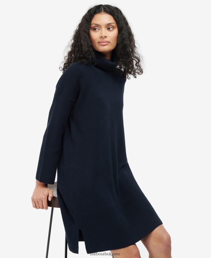 маслина бод рокля 4FN2BH1875 Жени Barbour облекло