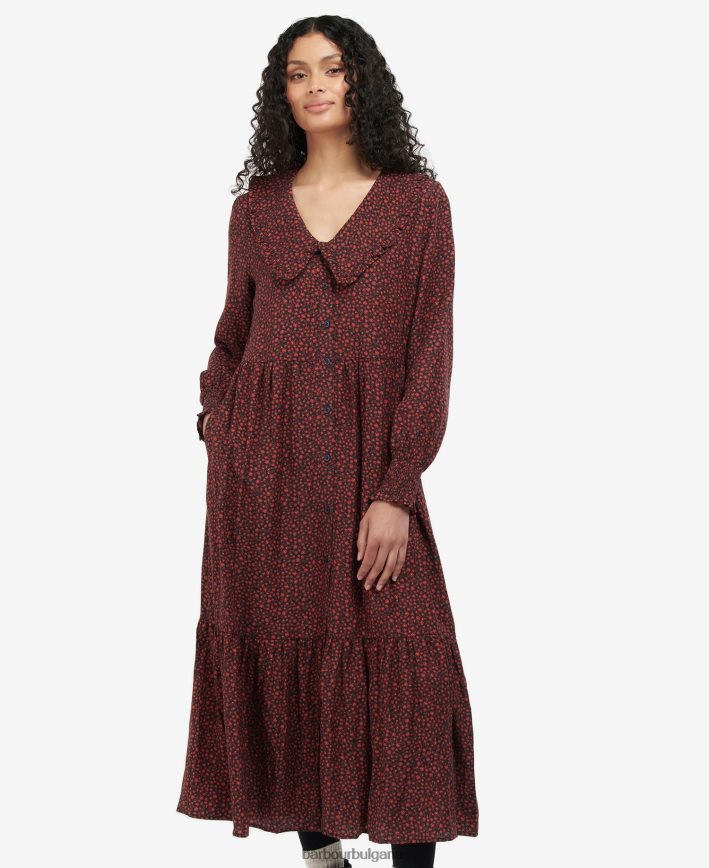 мулти флорални английска рокля 4FN2BH1876 Жени Barbour облекло