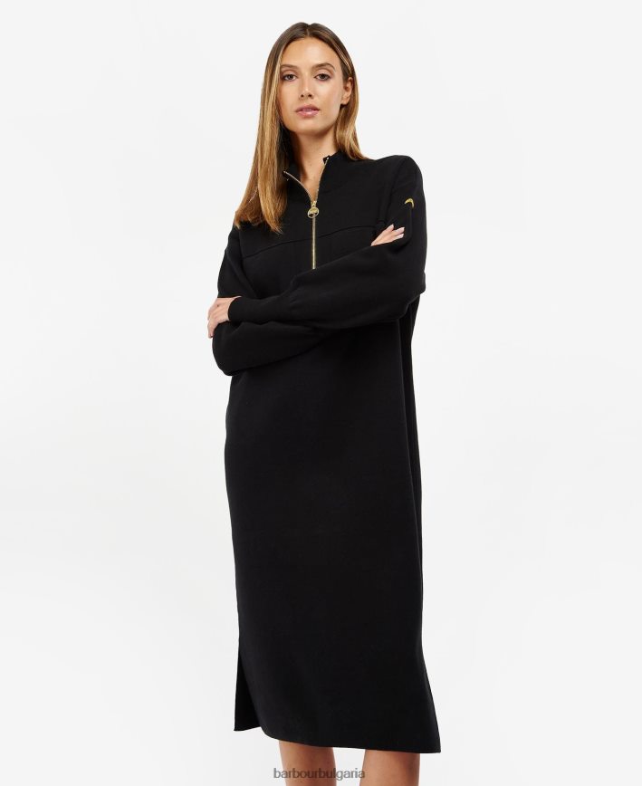 класическо черно рокля кармона 4FN2BH1879 Жени Barbour облекло
