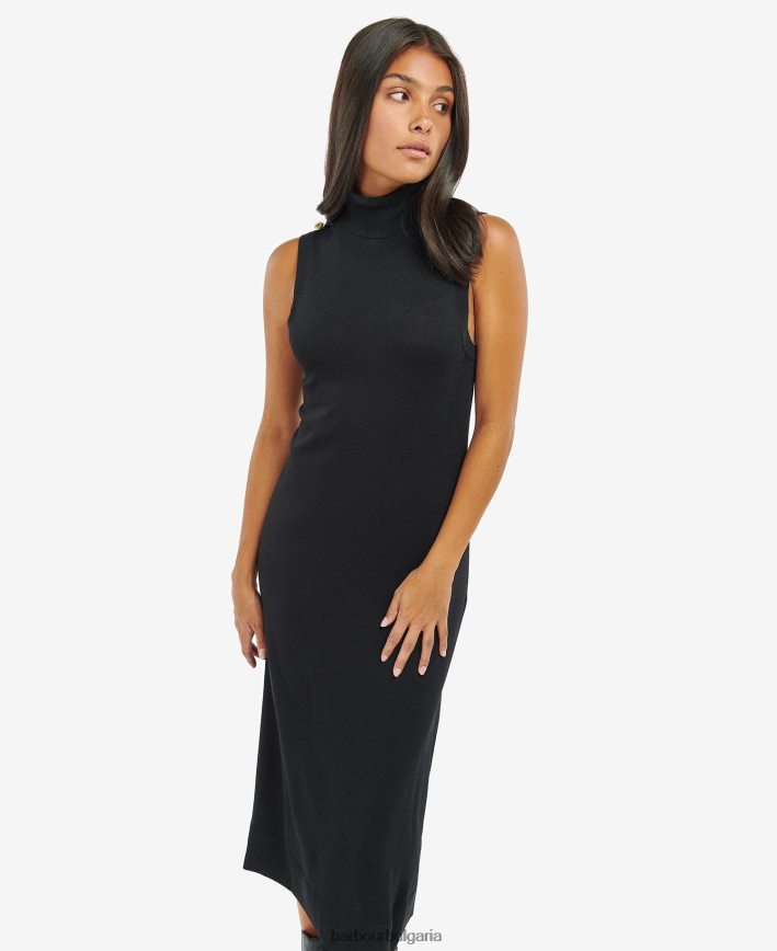 класическо черно плетена рокля Rosbern 4FN2BH1880 Жени Barbour облекло