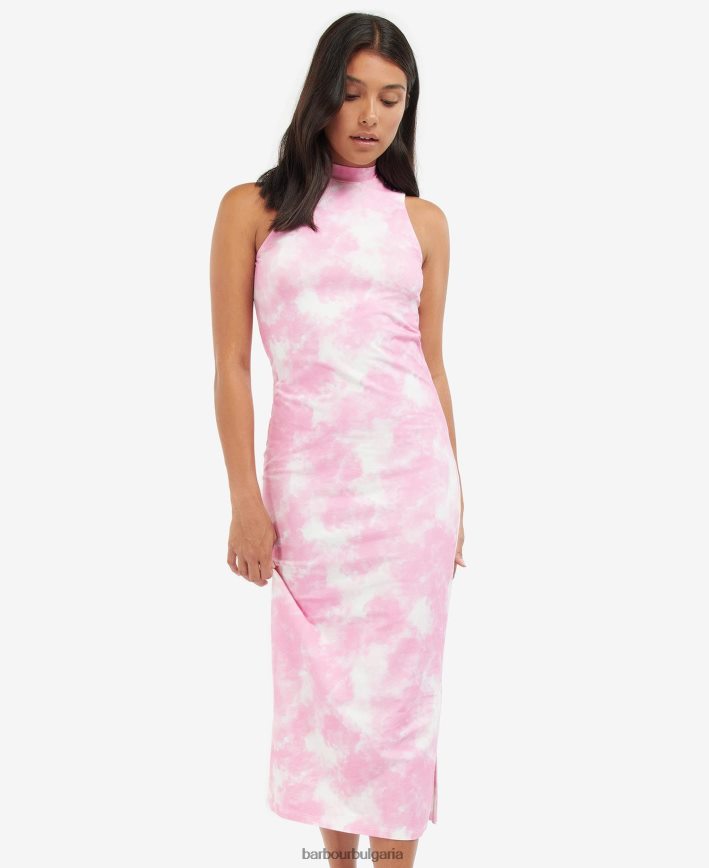 розово смачкване мулти рокля chinetti 4FN2BH1894 Жени Barbour облекло