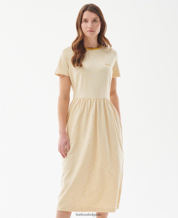 маслинено/бяло рокля ellewood 4FN2BH1831 Жени Barbour облекло