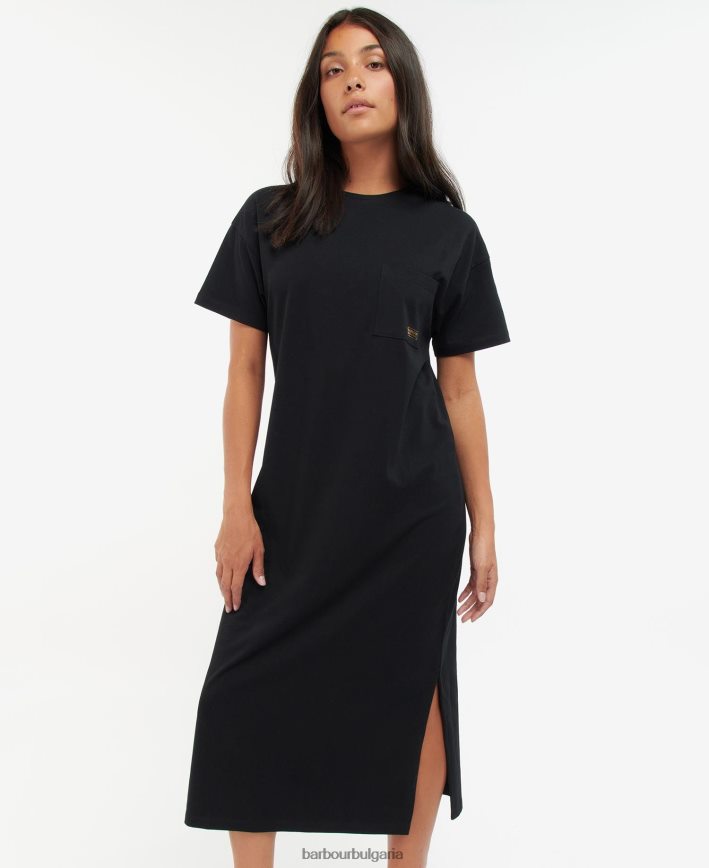 класическо черно рокля с тениска reign 4FN2BH1855 Жени Barbour облекло