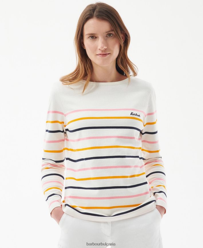 облачна ивица топ на Хокинс 4FN2BH1656 Жени Barbour облекло