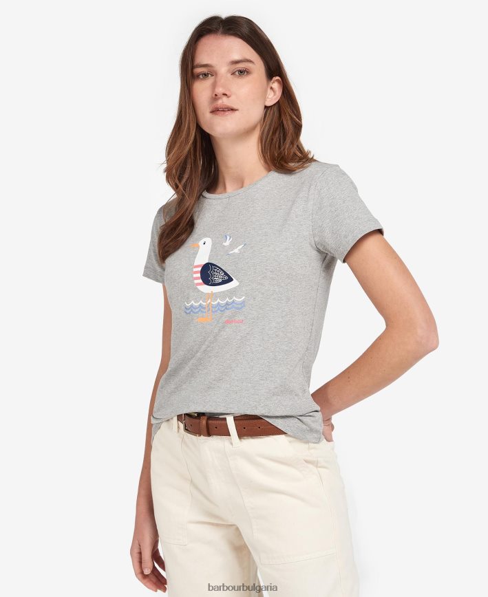 класически флот мърсисайдска тениска 4FN2BH1686 Жени Barbour облекло