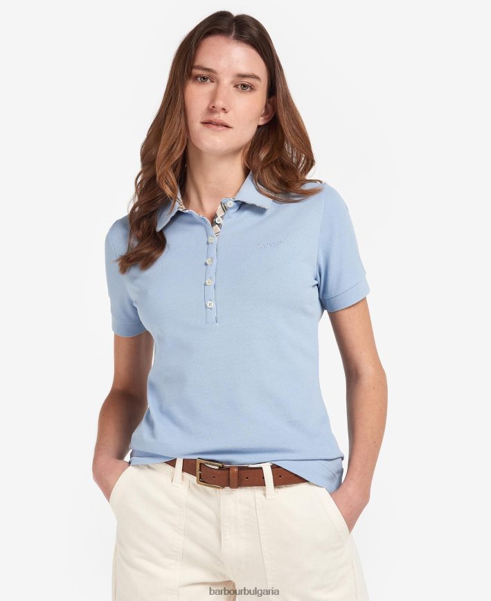 розов/индиго тартан portsdown отгоре 4FN2BH1758 Жени Barbour облекло