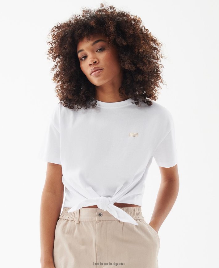 лятно черно soules тениска 4FN2BH1651 Жени Barbour облекло