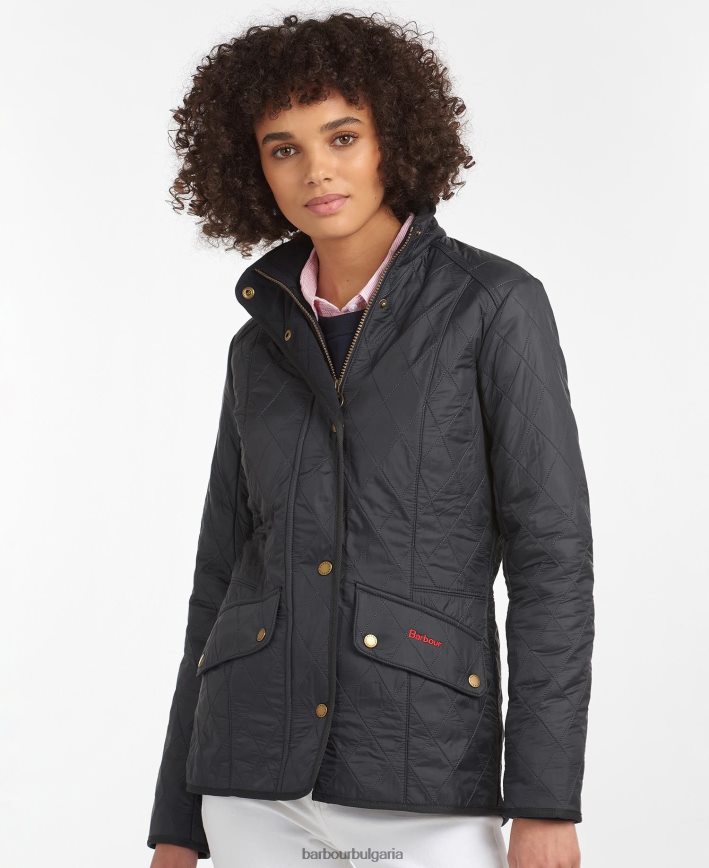 черен кавалерийско яке 4FN2BH1400 Жени Barbour облекло