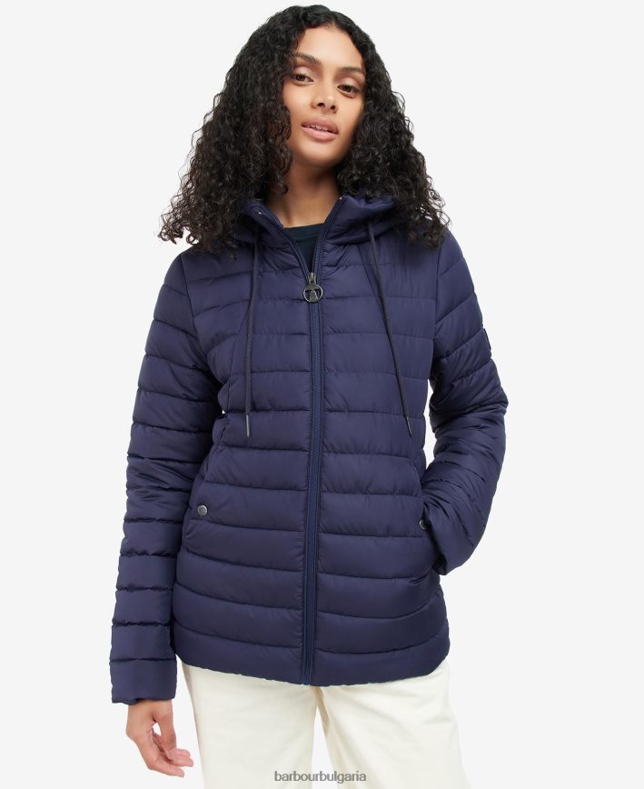 розов удар ватирано яке коралин 4FN2BH1423 Жени Barbour облекло