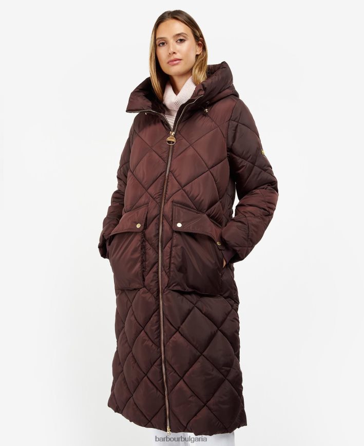 класическо черно готландско ватирано яке 4FN2BH1503 Жени Barbour облекло