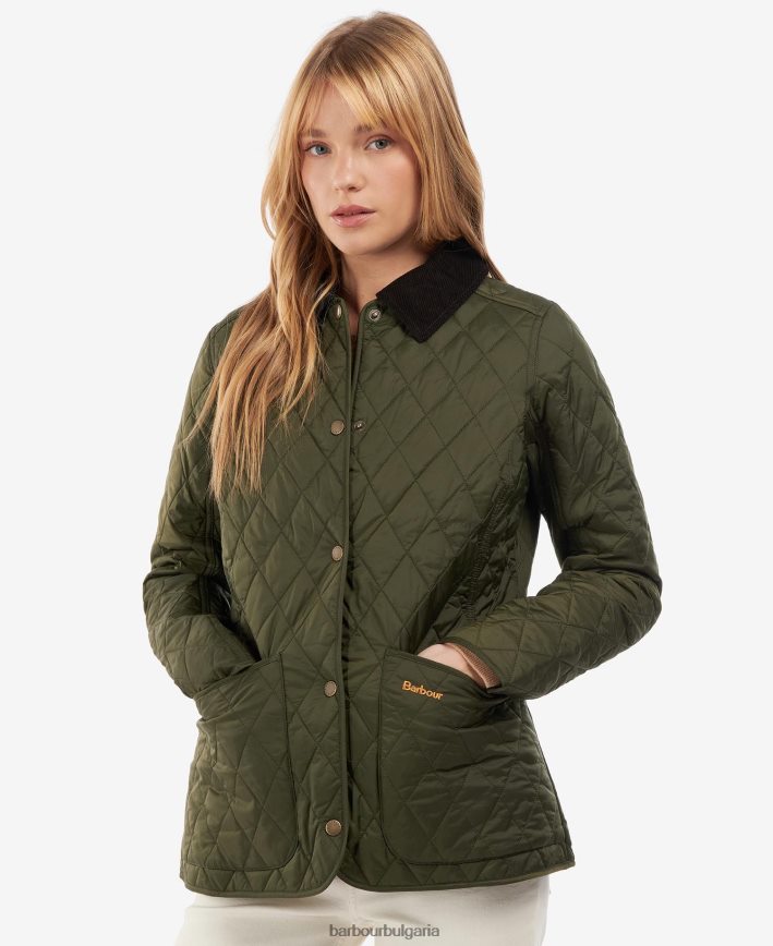 черен ватирано яке Annandale 4FN2BH1508 Жени Barbour облекло