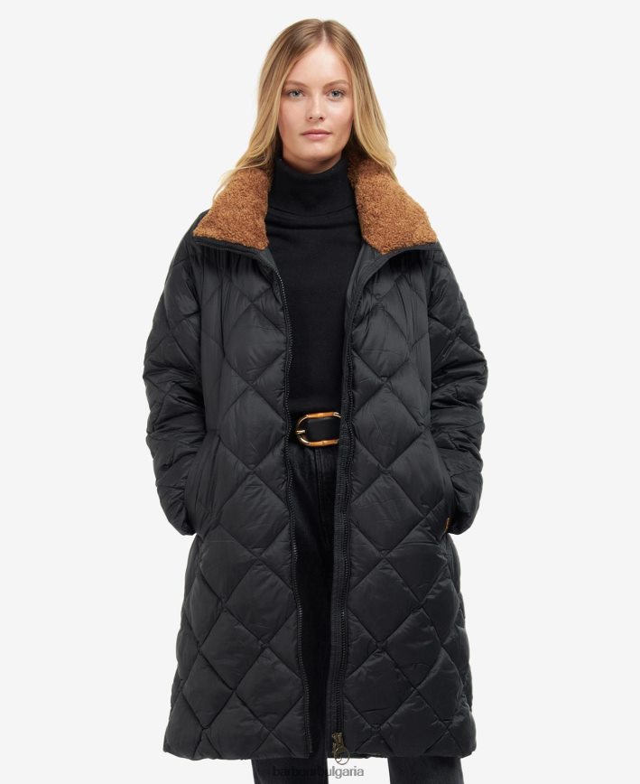 папратови листа/класически тартан ватирано яке Kilmory 4FN2BH1516 Жени Barbour облекло