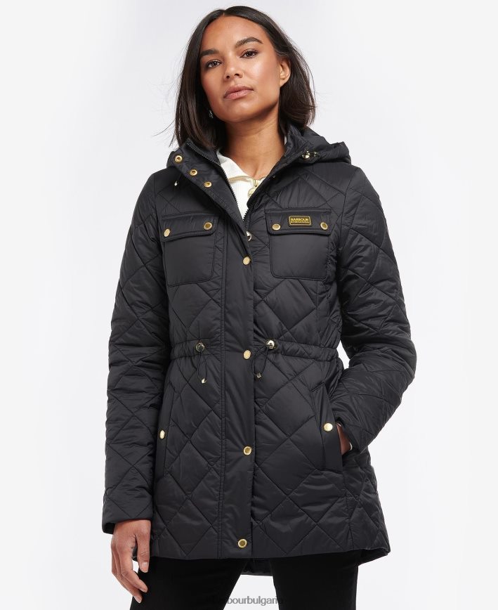 харли зелено ватирано яке avalon 4FN2BH1429 Жени Barbour облекло