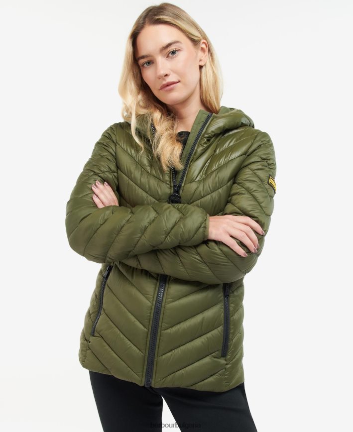 класическо черно ватирано яке cosford 4FN2BH1476 Жени Barbour облекло