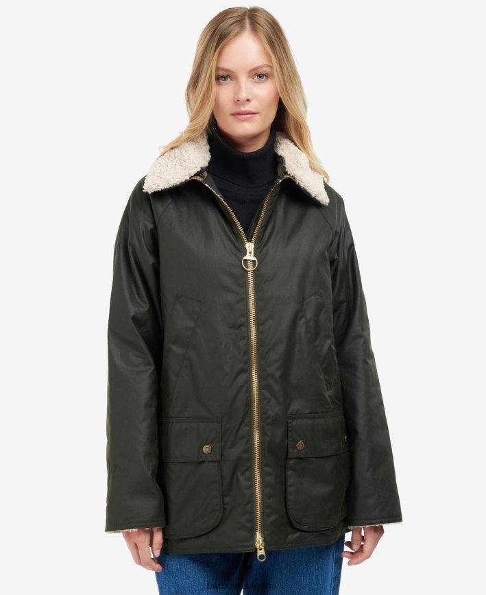 папрат/класически тартан восъчно яке Carloway 4FN2BH1390 Жени Barbour облекло