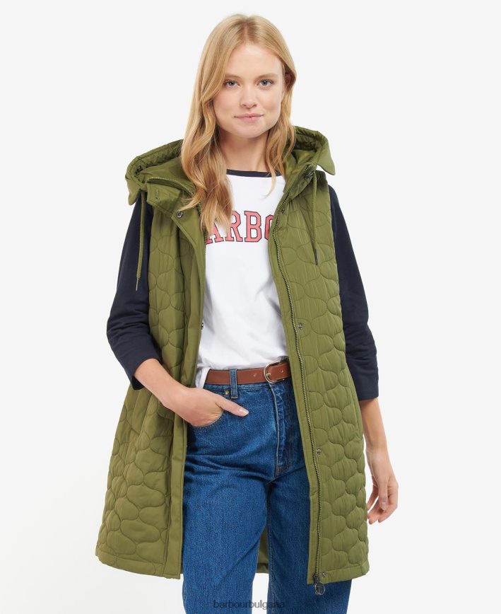 маслиново дърво nahla gilet 4FN2BH1570 Жени Barbour облекло