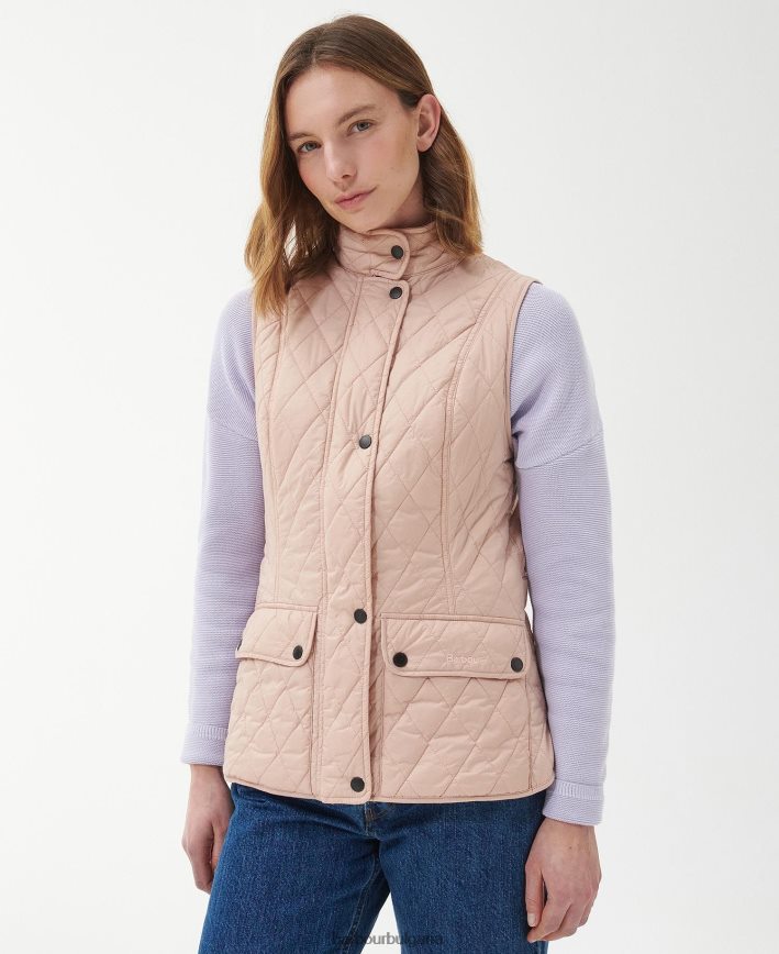 розов прах otterburn gilet 4FN2BH1572 Жени Barbour облекло