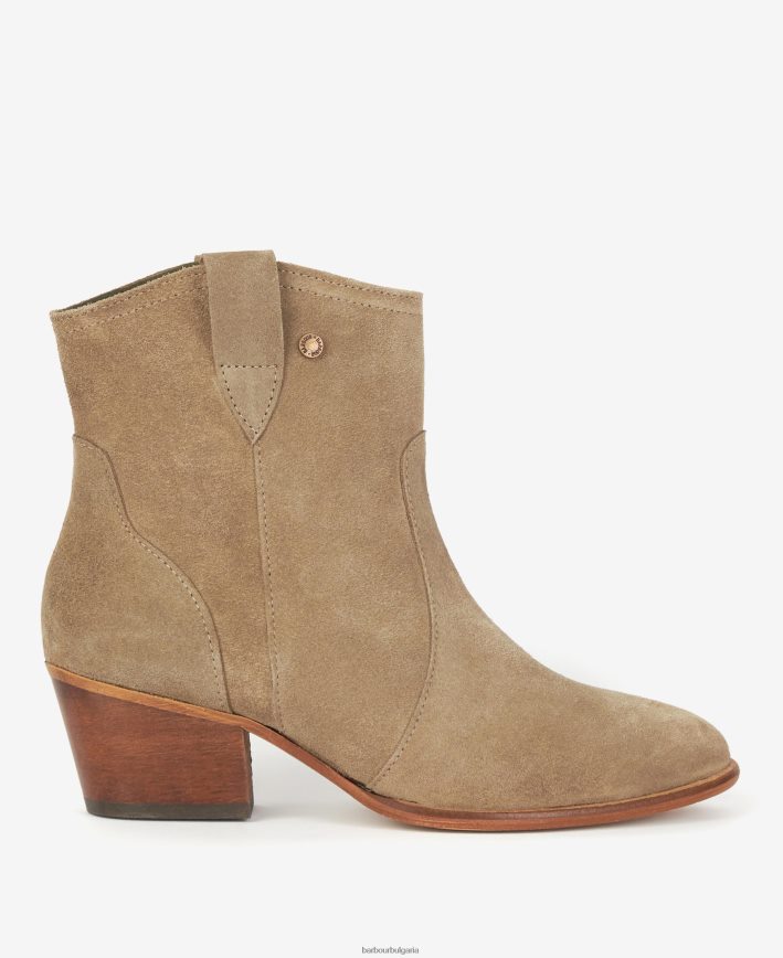 кафяво пясъчни западни ботуши 4FN2BH2053 Жени Barbour обувки