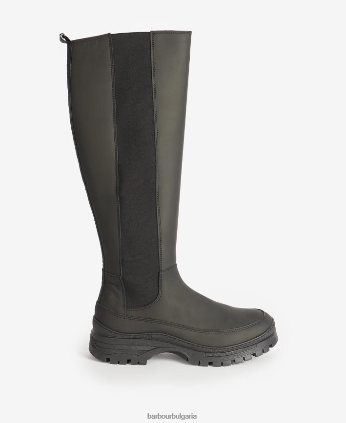 тъмно каки подиум ботуши 4FN2BH2068 Жени Barbour обувки
