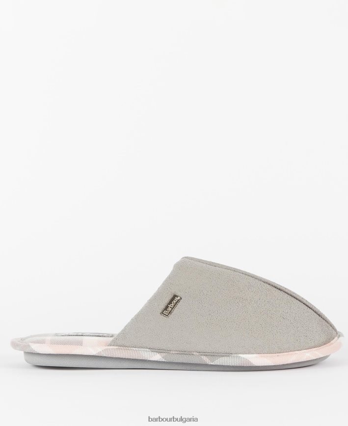 сиво чехли симоне 4FN2BH2046 Жени Barbour обувки