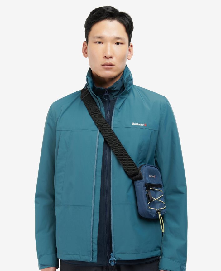 маслинено/черно платнена чанта за кръст arwin 4FN2BH2204 мъже Barbour аксесоари