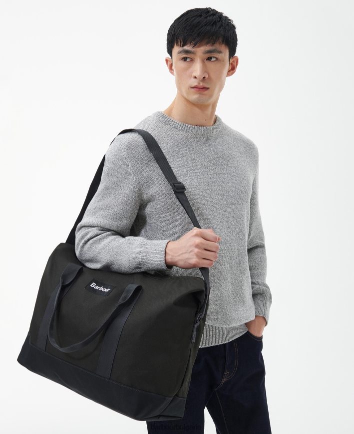 тъмносиньо/маслина платнен чанта highfield 4FN2BH2195 мъже Barbour аксесоари