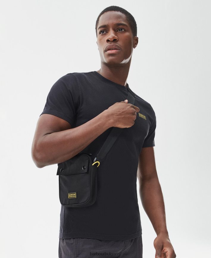 черен помощна чанта ripstop 4FN2BH2200 мъже Barbour аксесоари