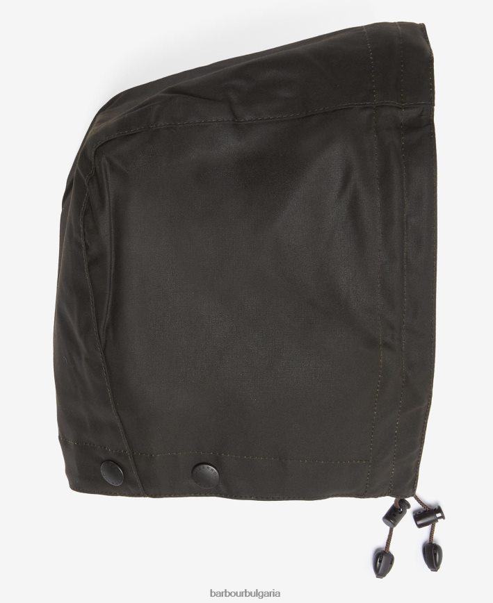 маслина класическа качулка sylkoil 4FN2BH2314 мъже Barbour аксесоари