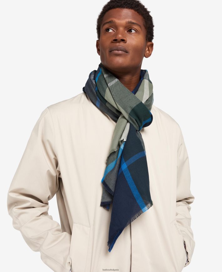 класически тартан шал walshaw 4FN2BH2348 мъже Barbour аксесоари