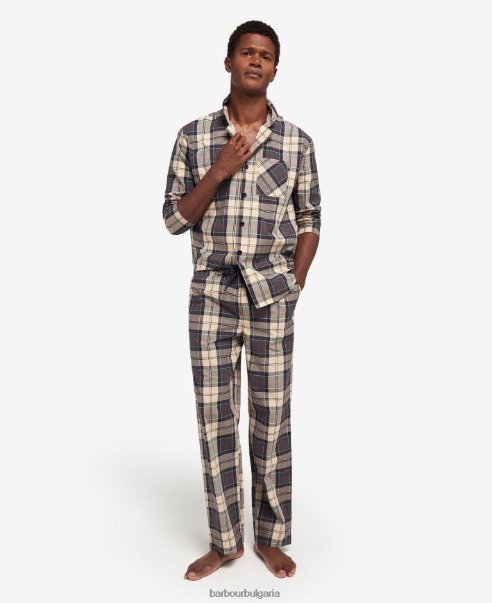 летен морски тартан комплект carlisle pj 4FN2BH1242 мъже Barbour облекло