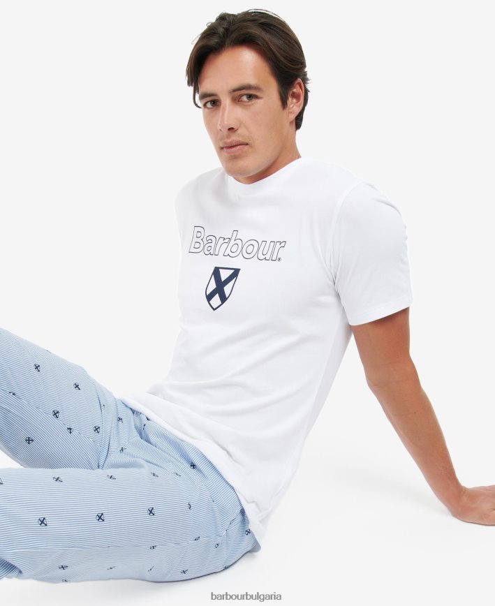 класическо синьо комплект tomas pj 4FN2BH1241 мъже Barbour облекло