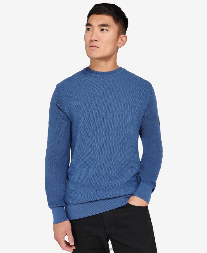 класическо черно карам плетен джъмпер 4FN2BH1120 мъже Barbour облекло